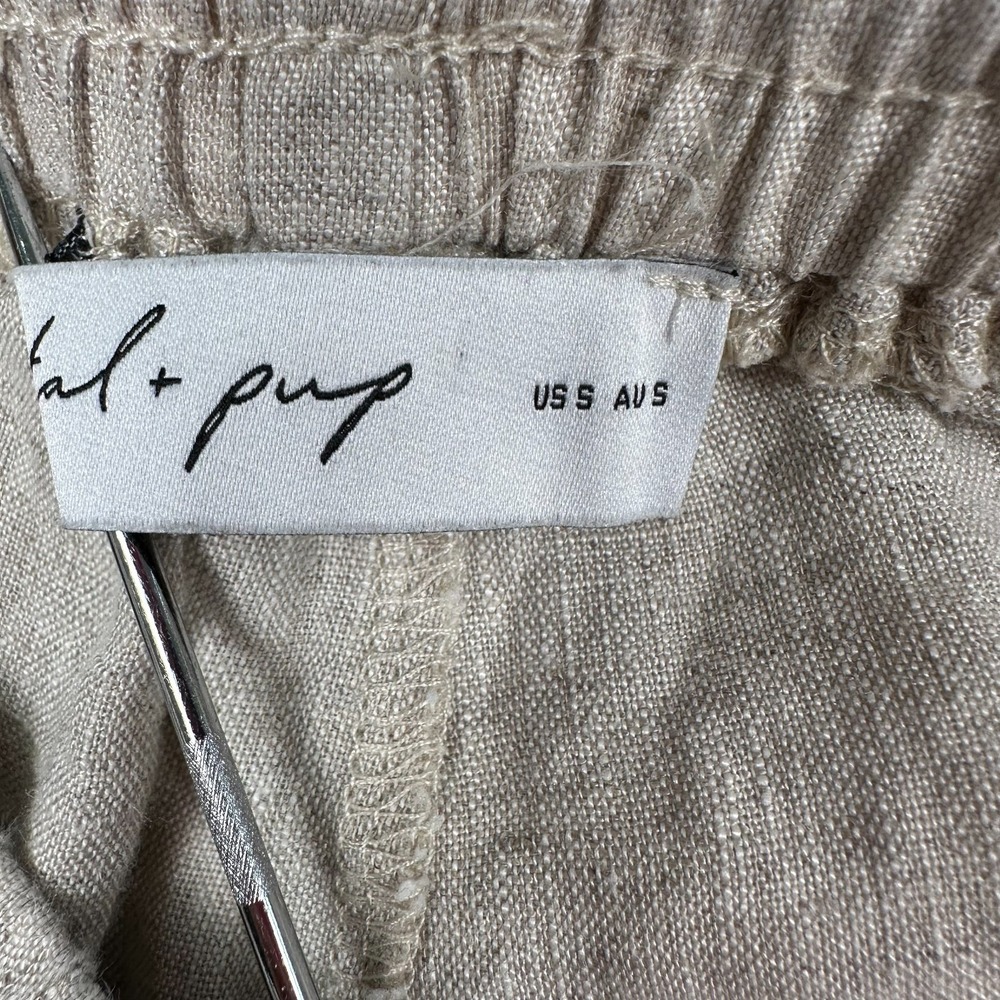 Petal & Pup Cream Wide Leg Pants - Picture 3 of 10